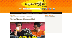 Desktop Screenshot of blogdoarguile.com.br